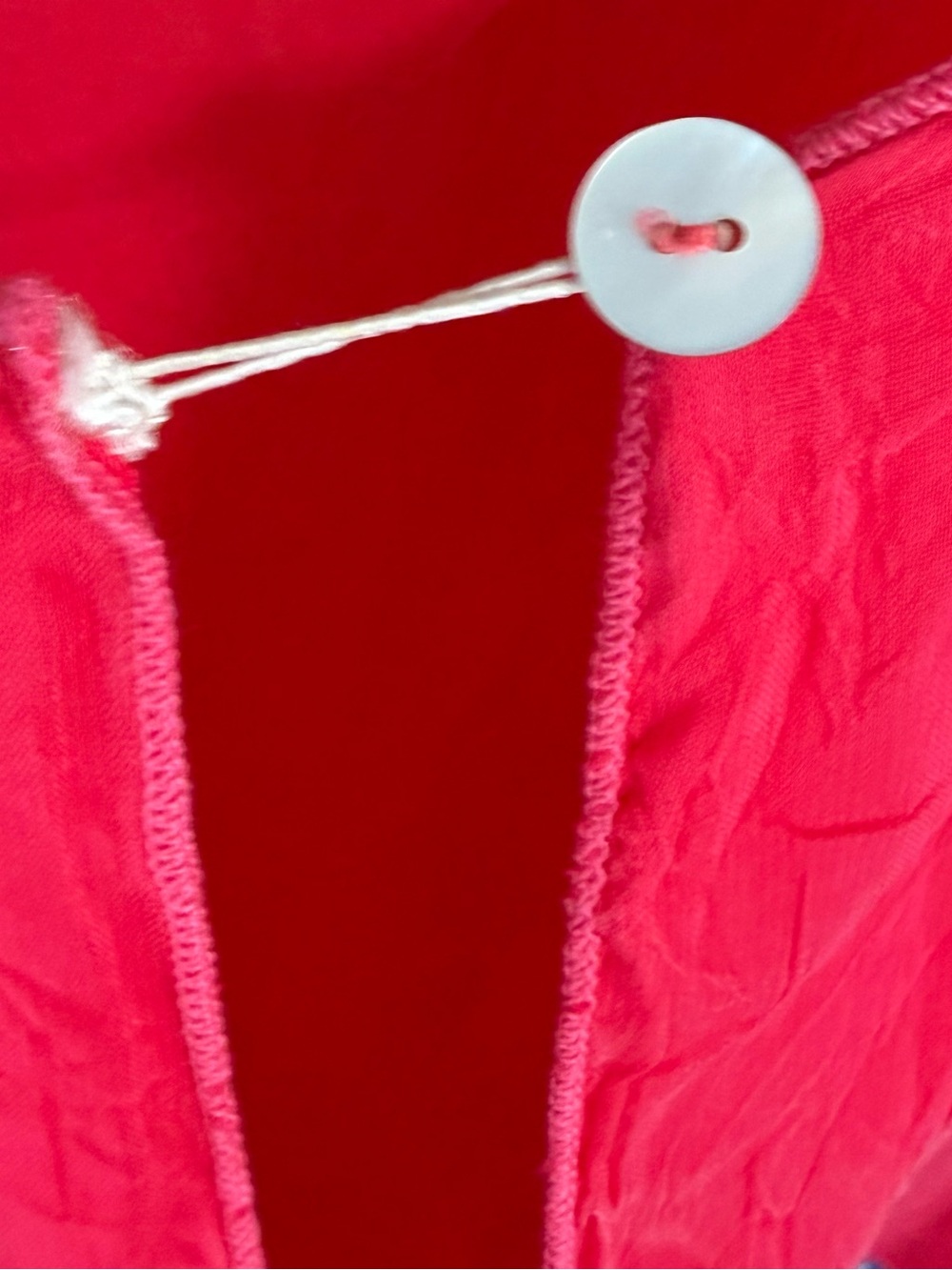 Johnny Was Y2K sleeveless blouse bright fuchsia/pink lightweight top Size XL - Picture 6 of 10